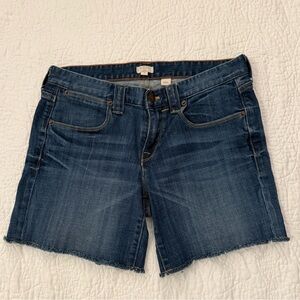 JCrew denim shorts size 4